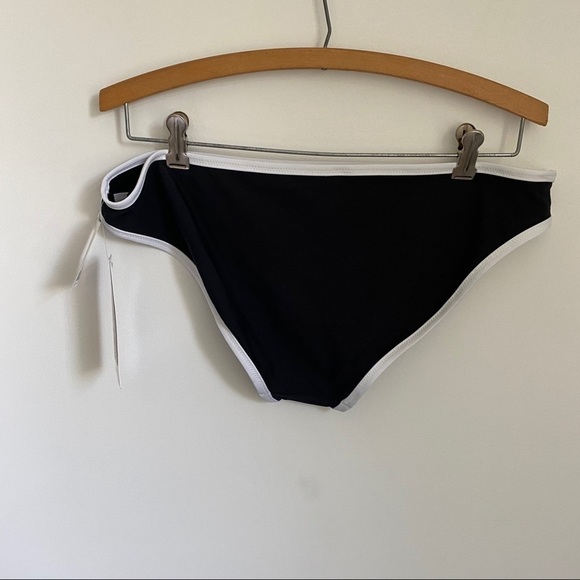 NWT Athleta Black Ribbed Bikini Bottom - Picture 6 of 10